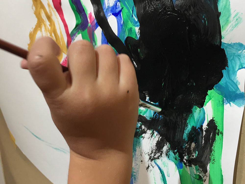 pintura terapeutica niños